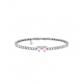 Chiara Ferragni First Love bracelet white and pink heart J19AUV12
