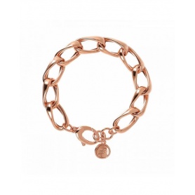 Bronzallure chain bracelet with rosé links WSBZ01954
