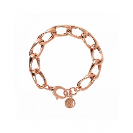 Bronzallure chain bracelet with rosé links WSBZ01954