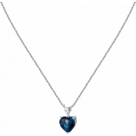 Chiara Ferragni First Love Halskette mit blauem Herz J19AUV10