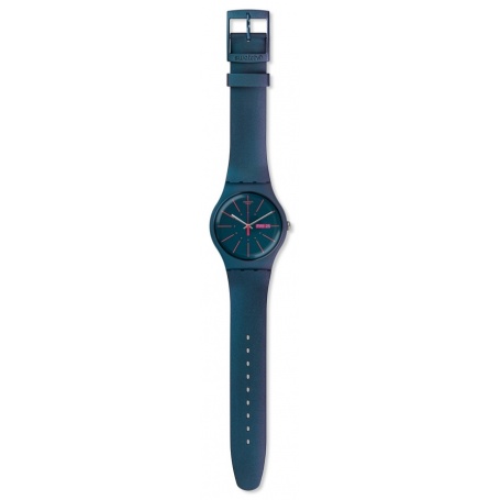 Swatch orologio New Gentlaman silicone verde ottanio e fucsia - SUON708