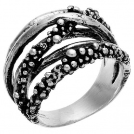 Giovanni Raspini Perlage band ring in silver GR10250 / 16