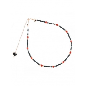 Maman et Sophie rosé necklace with Spinel and Carnelian GHISF2SPCO