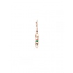 Single Maman et Sophie pendant earring with colored stones
