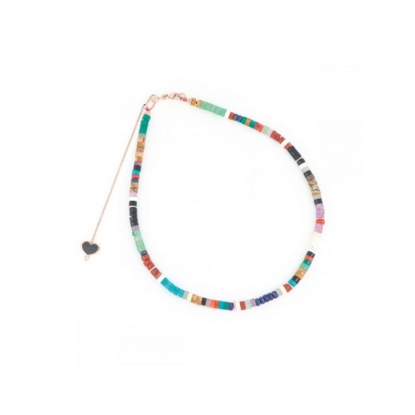 Maman et Sophie woman necklace with Colored Stones - GHUSHINB