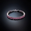 Chiara Ferragni Klassisches Armband mit rosa Zirkonen J19AVJ01