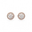 Swarovski Constella earrings with light points and rosè pavè 5636275