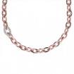 Choker-Halskette mit Bronzeallure-Pavé-Kette WSBZ01111.WR