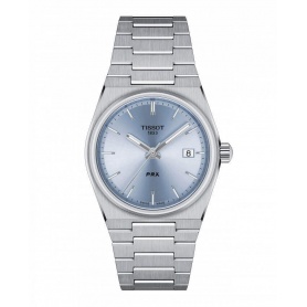 Tissot PRX 35mm automatic blue watch T1372101135100