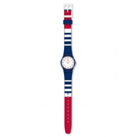 Orologio Swatch Matelot blu e rosso Lady - LN149