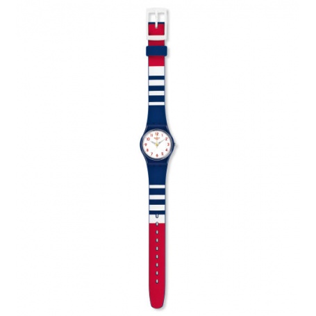 Swatch Matelot Blue and Red Lady Watches - LN149