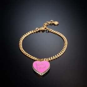 Chiara Ferragni Best Friends pink heart bracelet J19AVI05