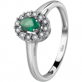 Bliss Ring with Emerald and Regal Diamonds - 20085212