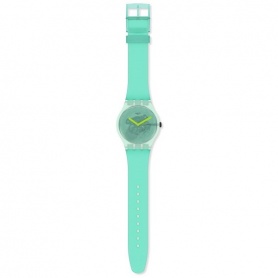 Swatch Nature Blur Transparent Green Watches - SUOG119
