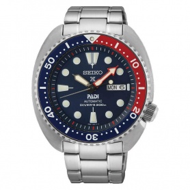 Seiko Prospex Padi watch red blue automatic SRPA21K1 steel