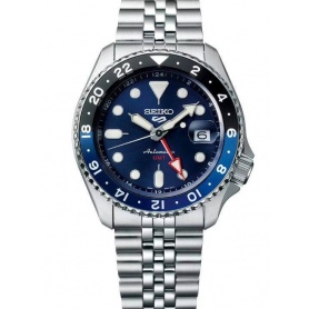 Seiko5 Sports GMT Automatic Blue Men's Watch SSK003K1