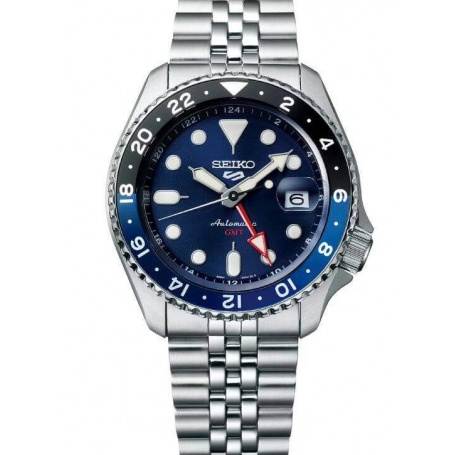 Seiko5 Sports GMT Automatic Blue Men's Watch SSK003K1