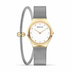 Bering Classic steel and gold watch and bracelet