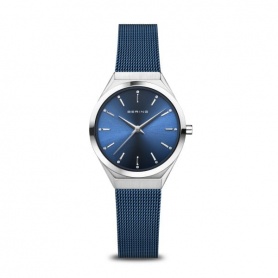 Bering Ultra Slim watch brilliant blue 29mm - 18729307