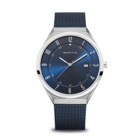 Bering Ultra Slim Uhr blau 40mm - 18740307