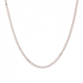Bronzallure rosè tennis necklace with white zircons WSBZ01977