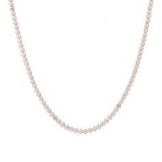 Bronzallure rosè tennis necklace with white zircons WSBZ01977