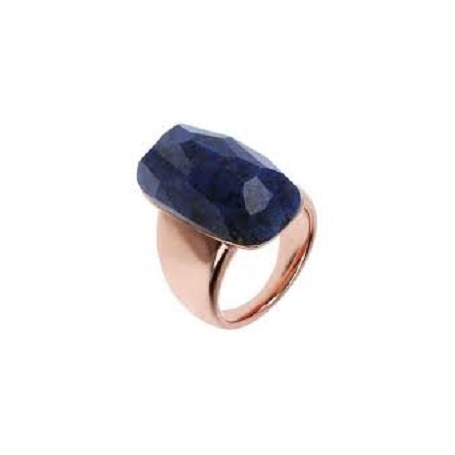 Bronzallure ring with blue denim stone WSBZ01863.DUM