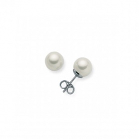 Miluna Stud Earrings in 7mm Pearls - PPN657BM