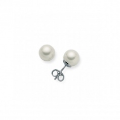 Miluna Stud Earrings in 6mm Pearls - PPN556BM