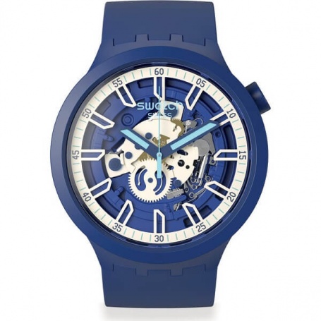 Orologio Swatch Iswatch Blue Big Bold - SB01N102