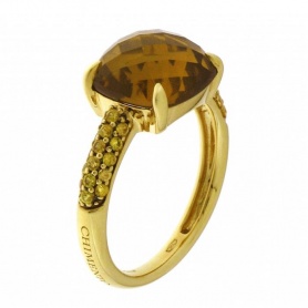 Gold Ring with Quartz Citrine - 1A06601W31140