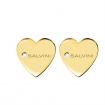 Salvini I Segni Cuore earrings in yellow gold - 20081254