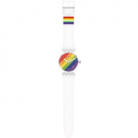 Swatch Stripe Fierce Pride Rainbow SO29K701