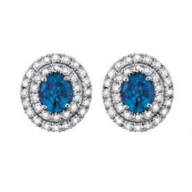Orecchini Salvini Dora con diamanti e Zaffiro blu 20057688