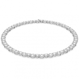 Swarovski Women's tennis necklace pear Millenia white - 5621138