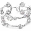 Swarovski Constella bracelet with white mixed crystals 5638697