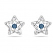 Swarovski Orecchini Stella con cristalli e zircone blu - 5639188