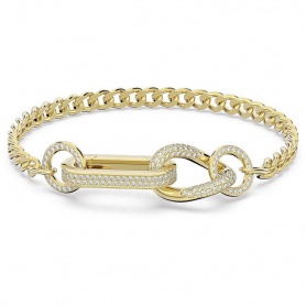 Swarovski Dextera bracelet, chain with golden pave 5636739