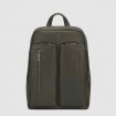 Piquadro backpack in green leather Ronnie line CA5884W116 / VE