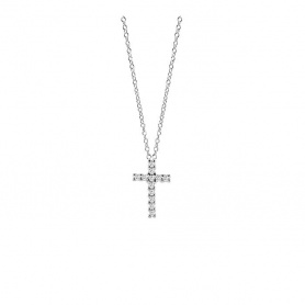 Salvini Virginia Croce Halskette mit Diamanten - 20075245