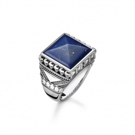 Thomas Sabo square man ring with Lapis Lazuli TR22065311