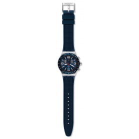 Swatch I New Chrono Watches Blue Grid - YVS454