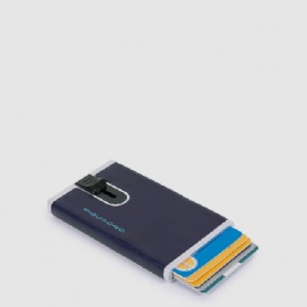 Compact wallet Piquadro Blue Square blue PP4825B2R / BLU2