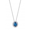 Salvini Dora necklace with blue sapphire and diamonds, in gold - 20057646