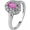 Bliss Regal Ring with Ruby and Diamonds - 20094849