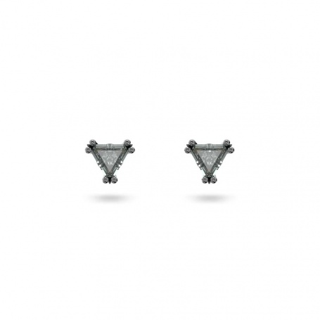 Swarovski Gray Drop Triangle Lobo Earrings - 5639137
