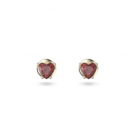 Swarovski Red Heart Drop Earrings - 5639133