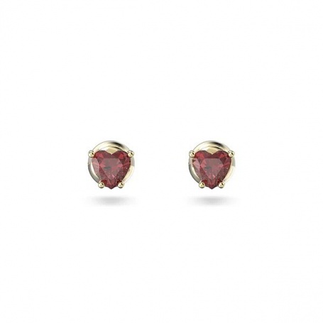 Swarovski Red Heart Drop Earrings - 5639133