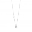 Salvini Be Happy necklace letter D with diamonds - 20089233