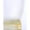 Venini Opal Kristallvase aus sandgestrahltem Glas mit Goldfaden 706.22